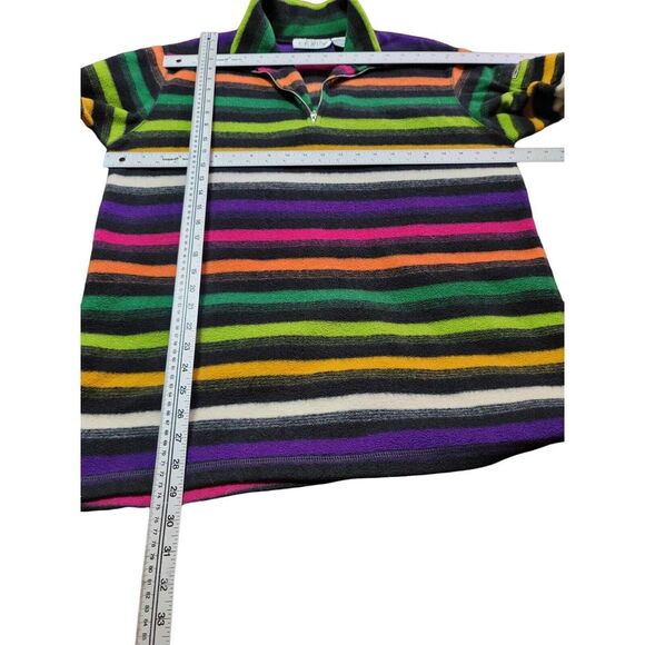 Chaus Sweater Long Sleeve 1/4 Zip Multicolor Size Medium‎ Zippered Sleeve Pocket - Picture 13 of 15